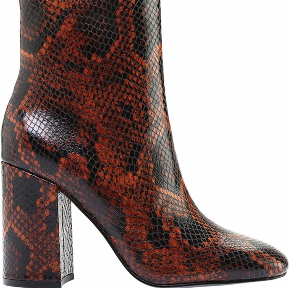 ASH Women's Jade Python Pront Ankle Bootie
